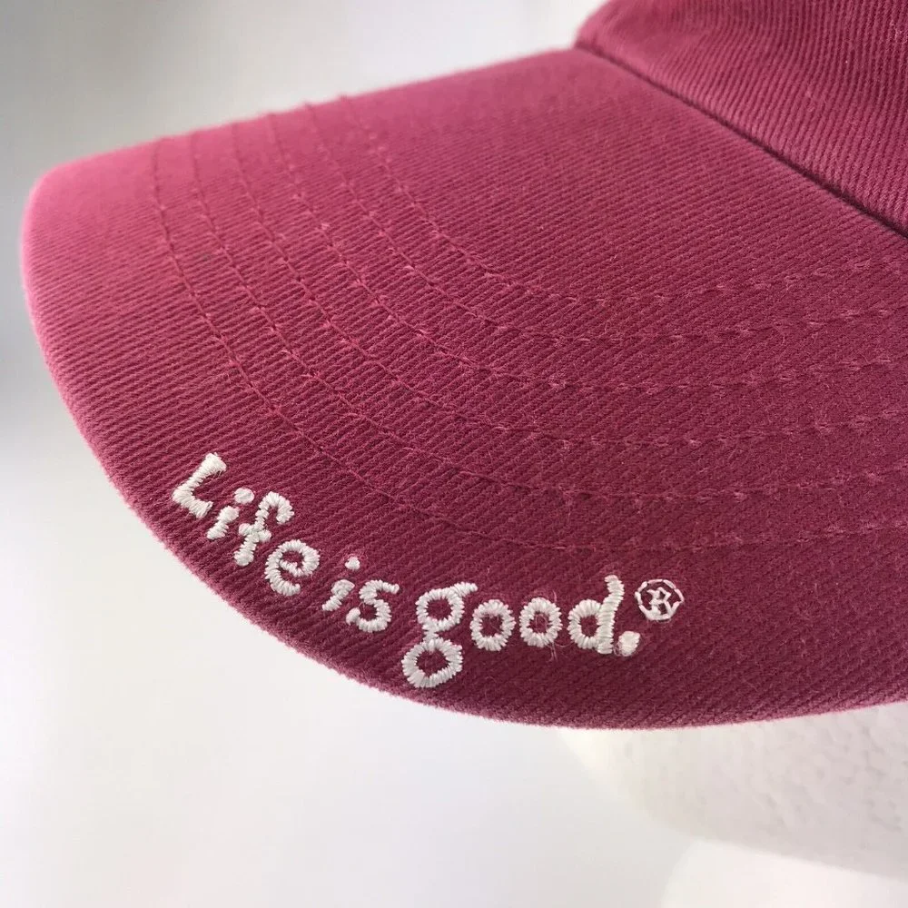 Life Is Good Surfer‎ Surf Hat Baseball Cap Adjustable Embroidered